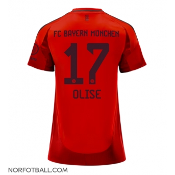Billige Fotballdrakt Bayern Munich Michael Olise #17 Replika Hjemmedrakt Dame 2024-25 Kortermet